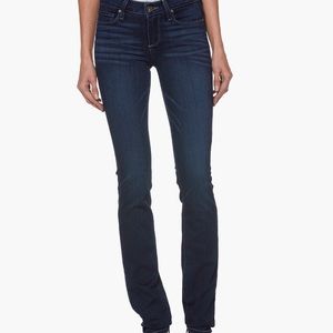 Paige Skyline Straight medium indigo wash